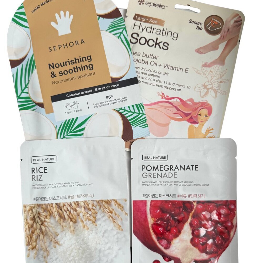 Face Masks | Hand Mask | Foot Mask Set